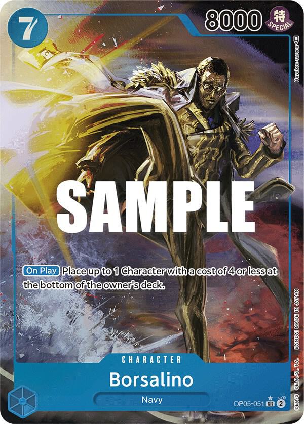 Borsalino OP05-051 (Awakening of the New Era)  - Alternate Art Foil | Good Games Morley