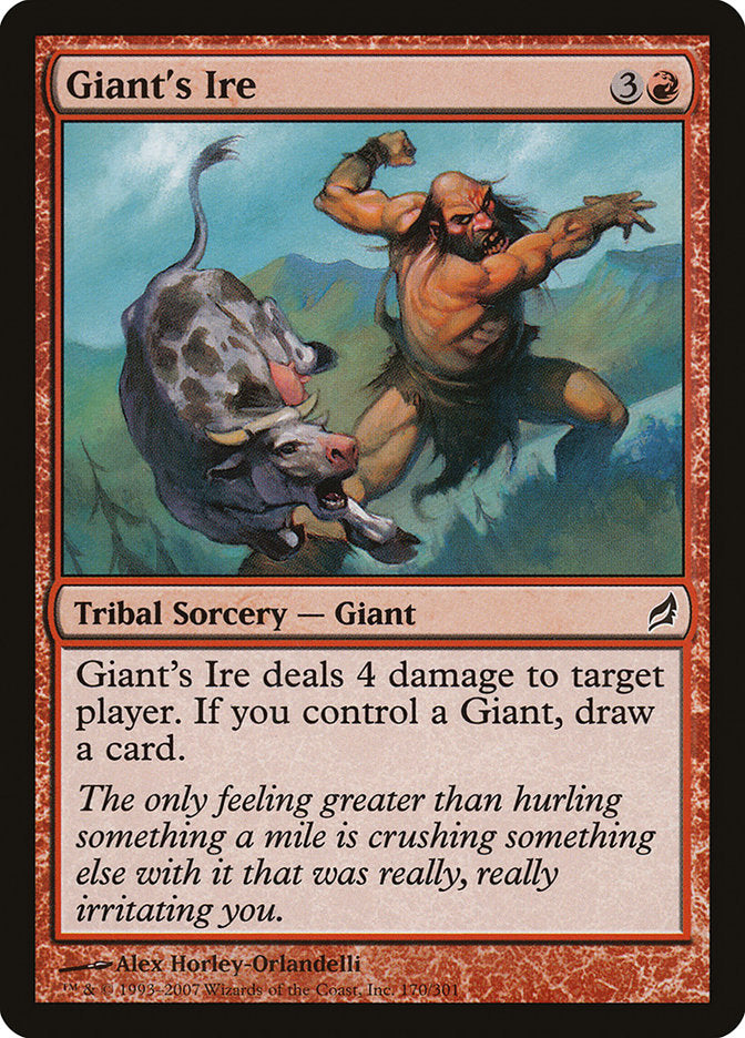 Giant's Ire 170/301 (Lorwyn)  - Foil | Good Games Morley