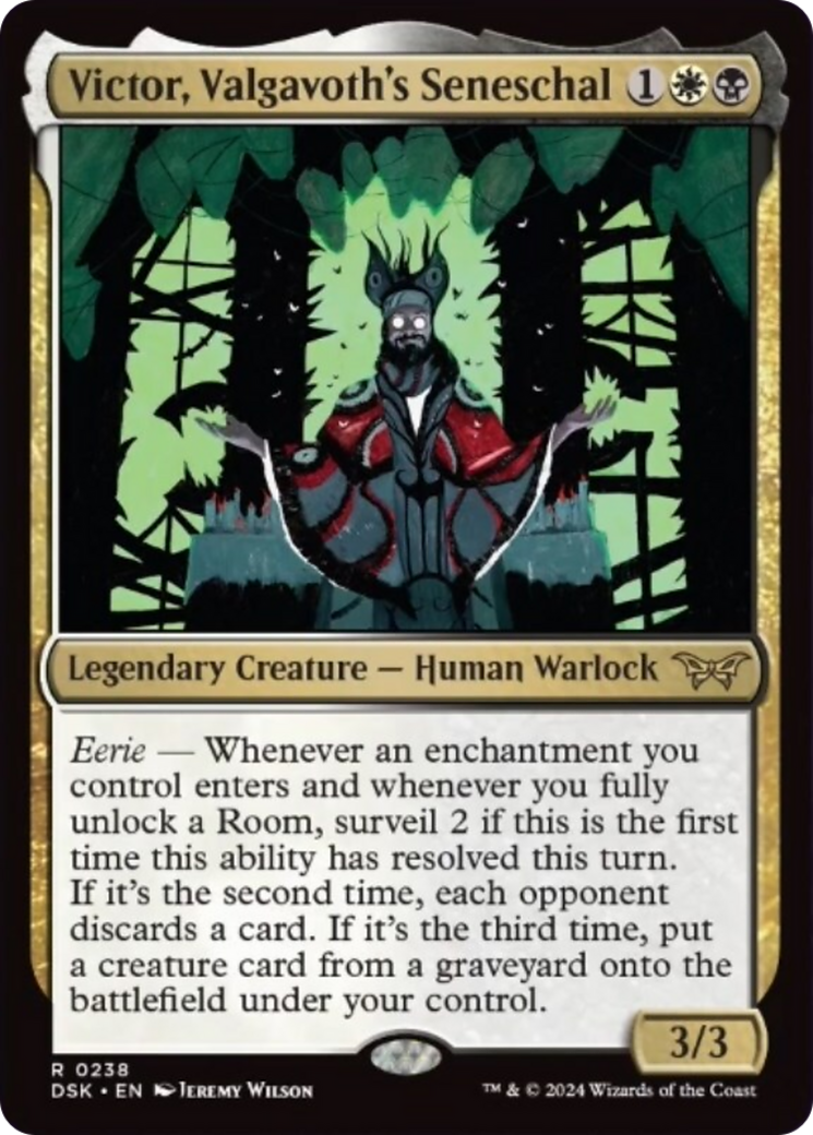 Victor, Valgavoth's Seneschal [Duskmourn: House of Horror] | Good Games Morley