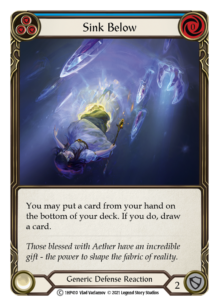 Sink Below (Blue) [1HP410] (History Pack 1) | Good Games Morley