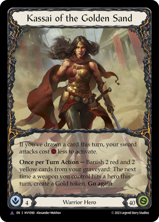 Kassai of the Golden Sand (Marvel) [HVY090] (Heavy Hitters)  Cold Foil | Good Games Morley