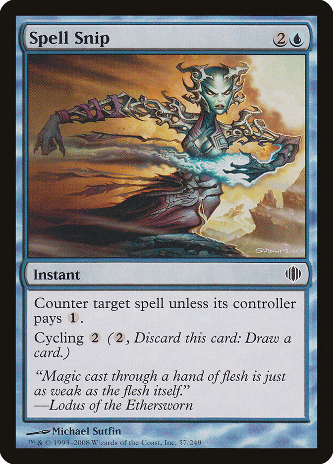 Spell Snip 57/249 (Shards of Alara)  - Foil | Good Games Morley