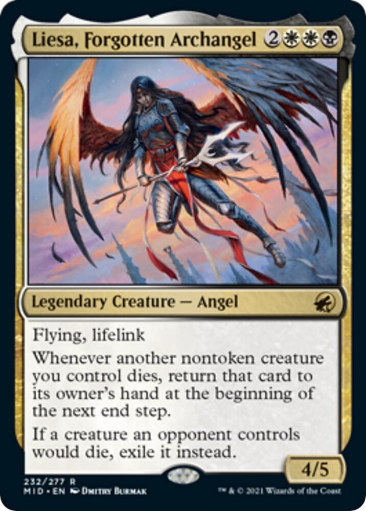 Liesa Forgotten Archangel 232/277 (Innistrad: Midnight Hunt)  | Good Games Morley