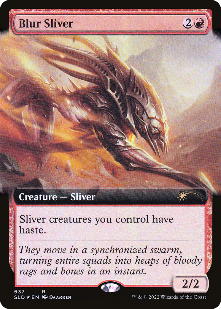 Blur Sliver (Extended Art) [Secret Lair Drop Promos] | Good Games Morley