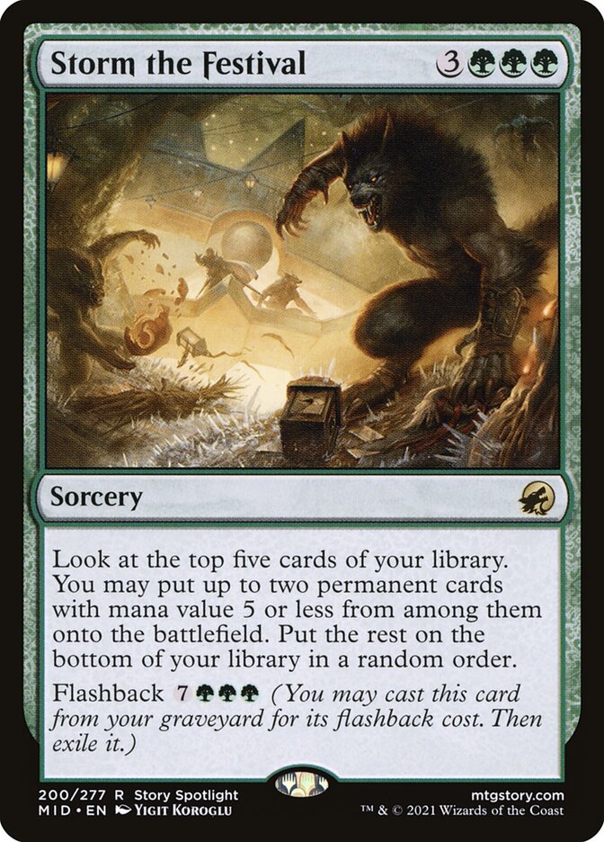 Storm the Festival 200 (Innistrad: Midnight Hunt)  | Good Games Morley