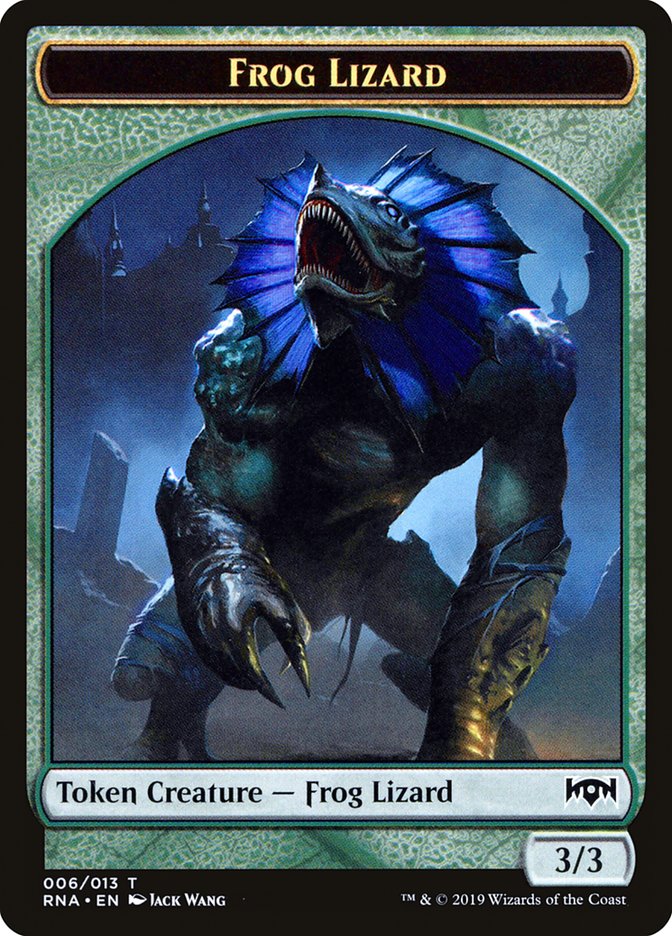Frog Lizard Token [Ravnica Allegiance Tokens] | Good Games Morley