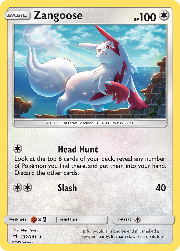 Zangoose (132/181) [Sun & Moon: Team Up] | Good Games Morley