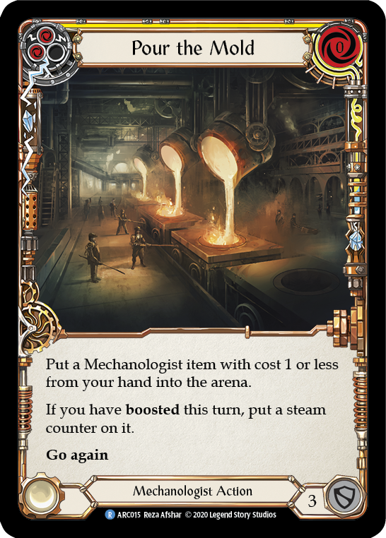 Pour the Mold (Yellow) [U-ARC015] (Arcane Rising Unlimited)  Unlimited Normal | Good Games Morley