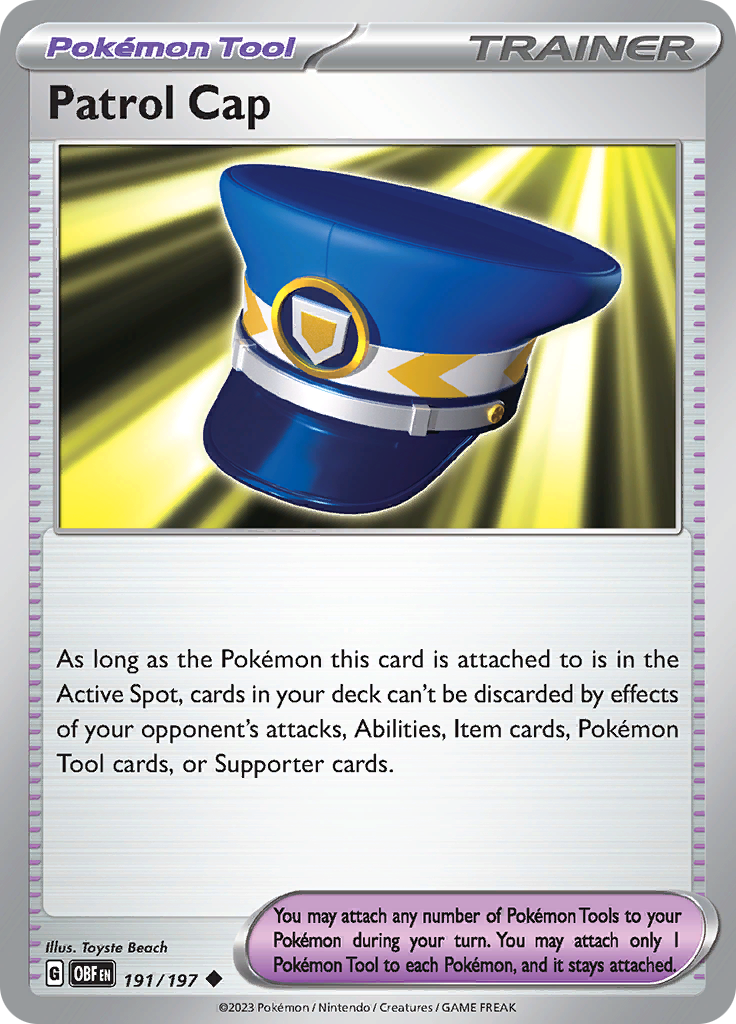 Patrol Cap (191/197) [Scarlet & Violet: Obsidian Flames] | Good Games Morley
