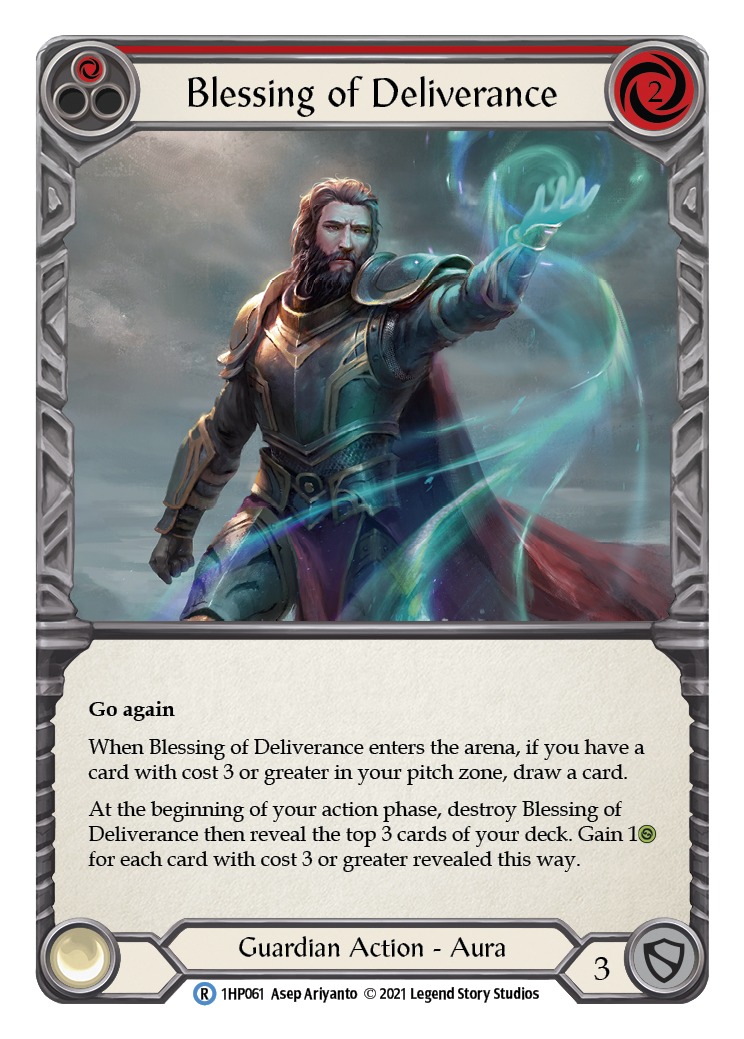 Blessing of Deliverance (Red) [1HP061] (History Pack 1) | Good Games Morley