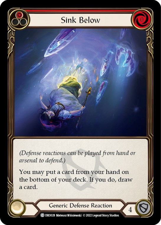 Sink Below [DRO028] (Uprising Dromai Blitz Deck) | Good Games Morley