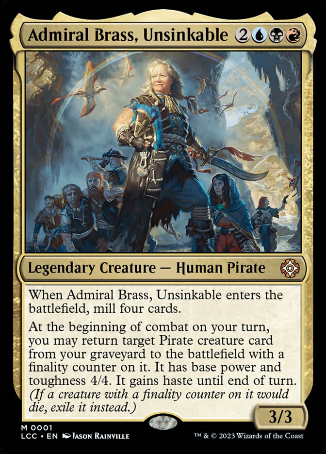 Admiral Brass, Unsinkable 1/370 (Commander: The Lost Caverns of Ixalan)  | Good Games Morley