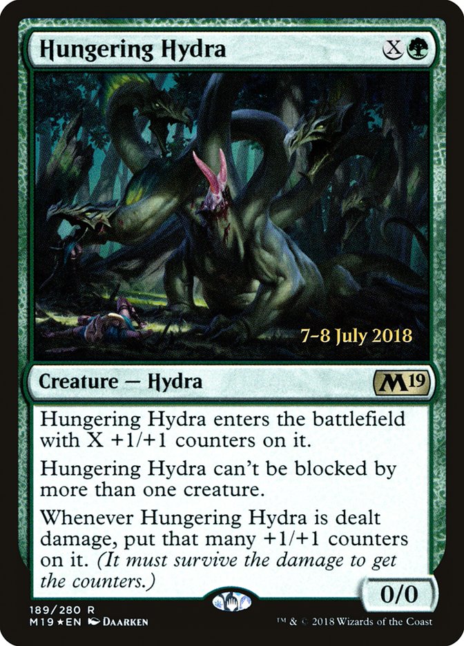 Hungering Hydra [Core Set 2019 Prerelease Promos] | Good Games Morley