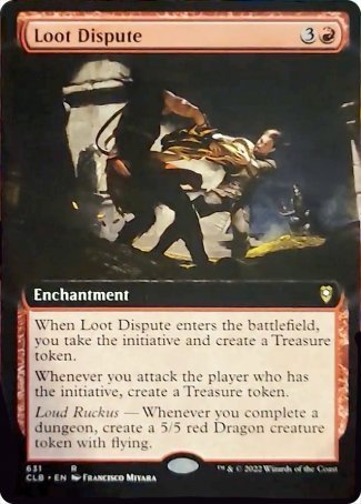 Loot Dispute (Extended Art) [Commander Legends: Battle for Baldur's Gate] | Good Games Morley