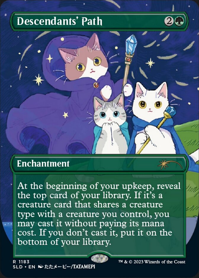 Descendants' Path (Borderless) [Secret Lair Drop Series] | Good Games Morley