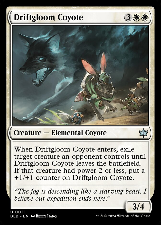 Driftgloom Coyote 11 (Bloomburrow)  - Foil | Good Games Morley