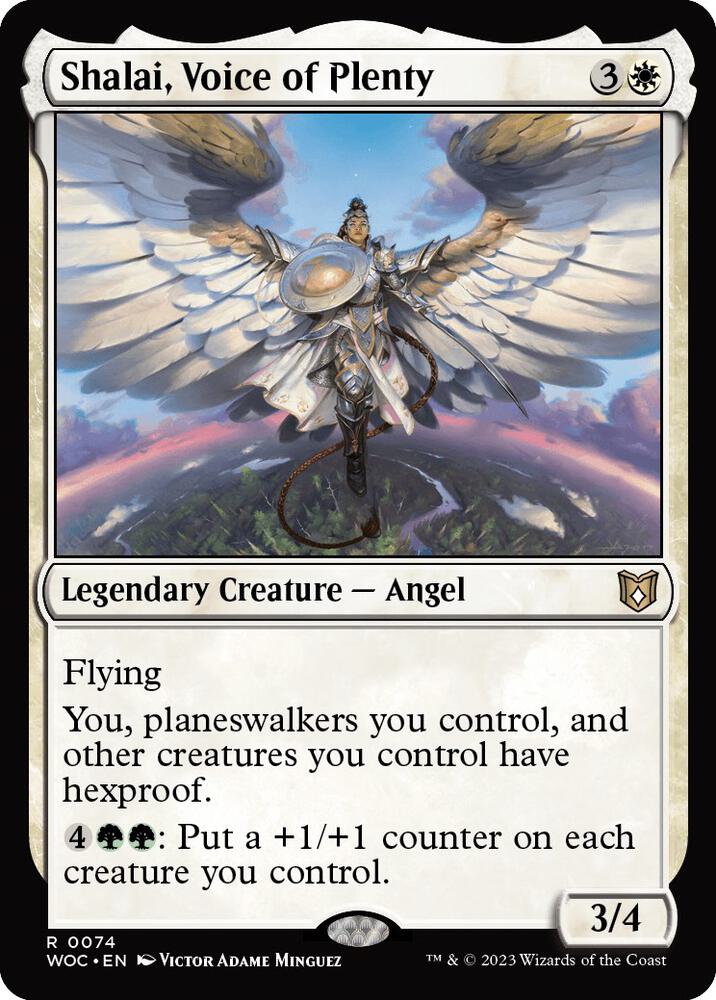 Shalai, Voice of Plenty 74/173 (Commander: Wilds of Eldraine)  | Good Games Morley