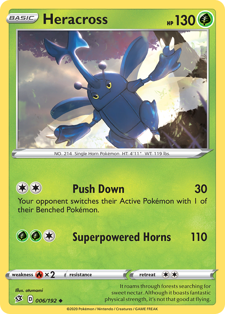 Heracross (006/192) [Sword & Shield: Rebel Clash] | Good Games Morley