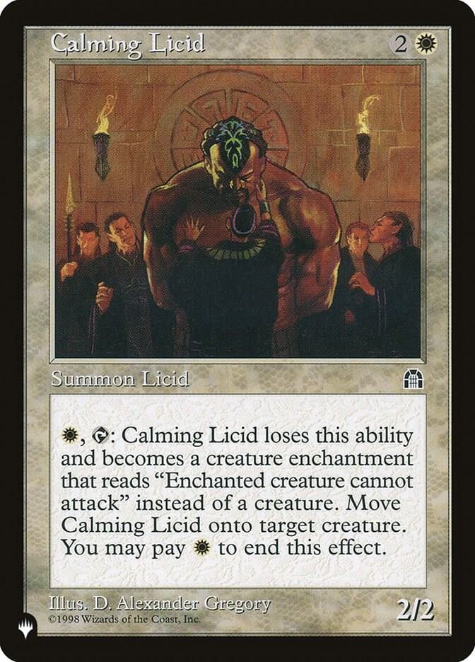 Calming Licid STH-2/5075 (The List Reprints)  | Good Games Morley