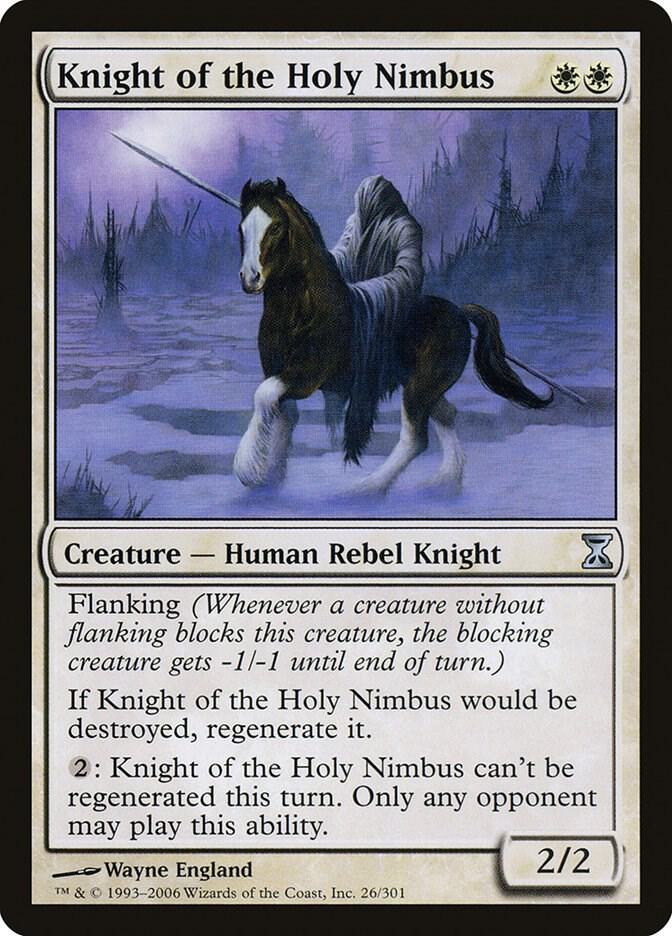 Knight of the Holy Nimbus 26/301 (Time Spiral)  - Foil | Good Games Morley
