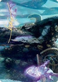 Valki, God of Lies Art Card (Gold-Stamped Signature) [Kaldheim Art Series] | Good Games Morley