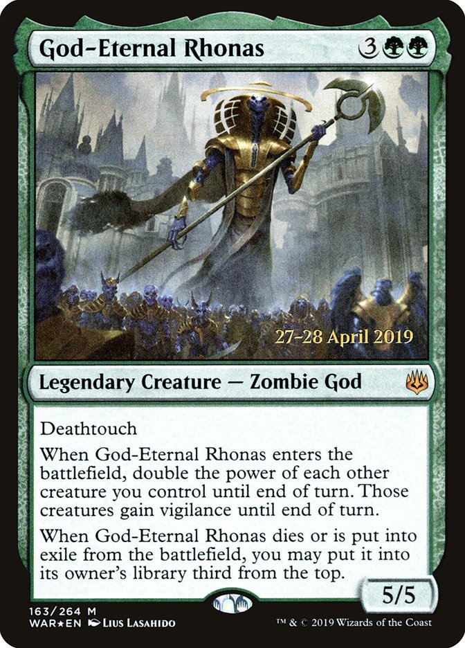 God-Eternal Rhonas [War of the Spark Prerelease Promos] | Good Games Morley