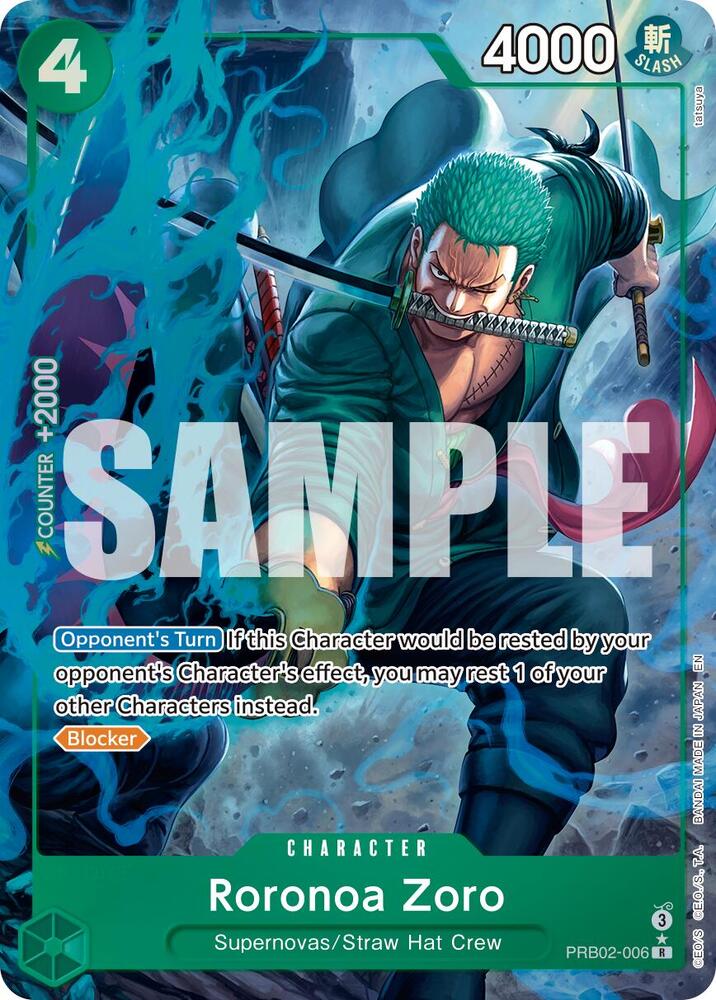 Roronoa Zoro PRB02-006 (Premium Booster -The Best- Vol. 2)  - Alternate Art Foil | Good Games Morley