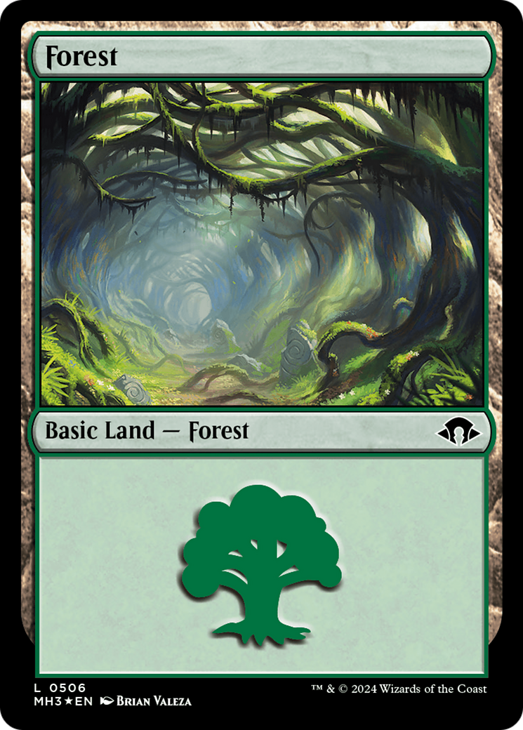 Forest (0506) (Ripple Foil) [Modern Horizons 3] | Good Games Morley