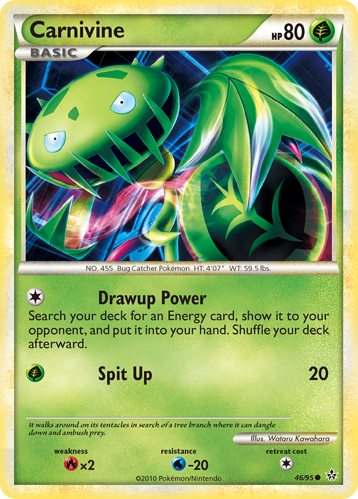 Carnivine (46/95) [HeartGold & SoulSilver: Unleashed] | Good Games Morley