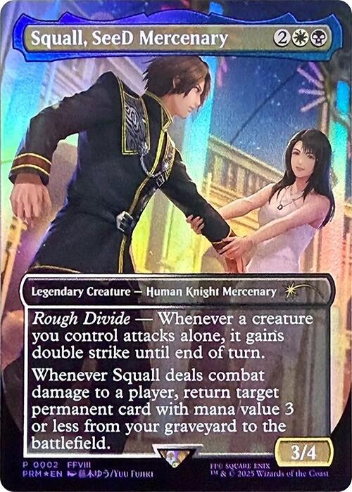 Squall SeeD Mercenary 2 (Standard Showdown Promos)  - Borderless Foil | Good Games Morley