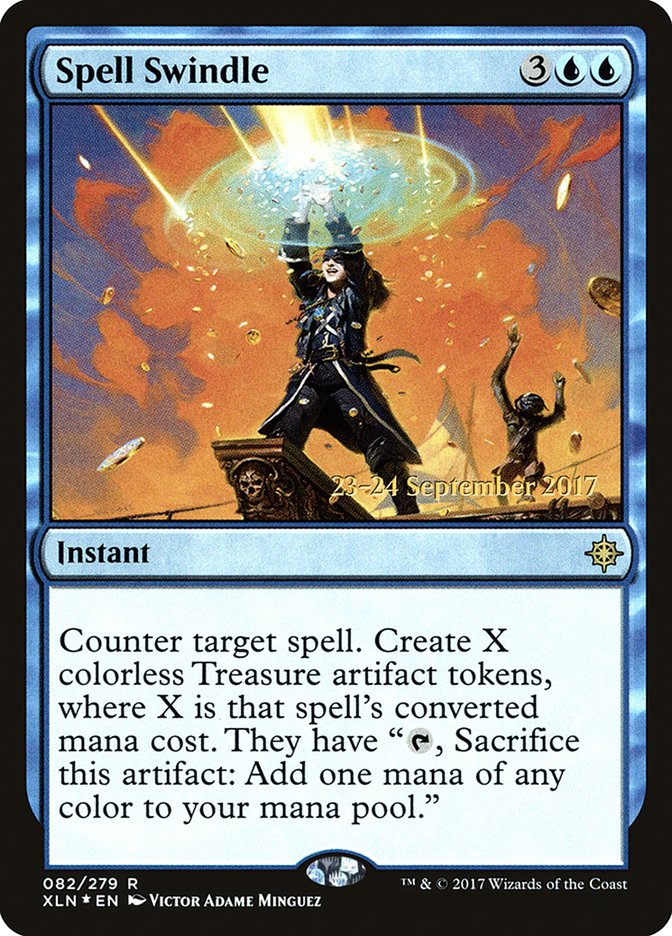 Spell Swindle [Ixalan Prerelease Promos] | Good Games Morley