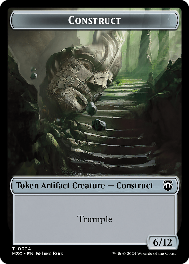Construct // Myr Double-Sided Token [Modern Horizons 3 Commander Tokens] | Good Games Morley
