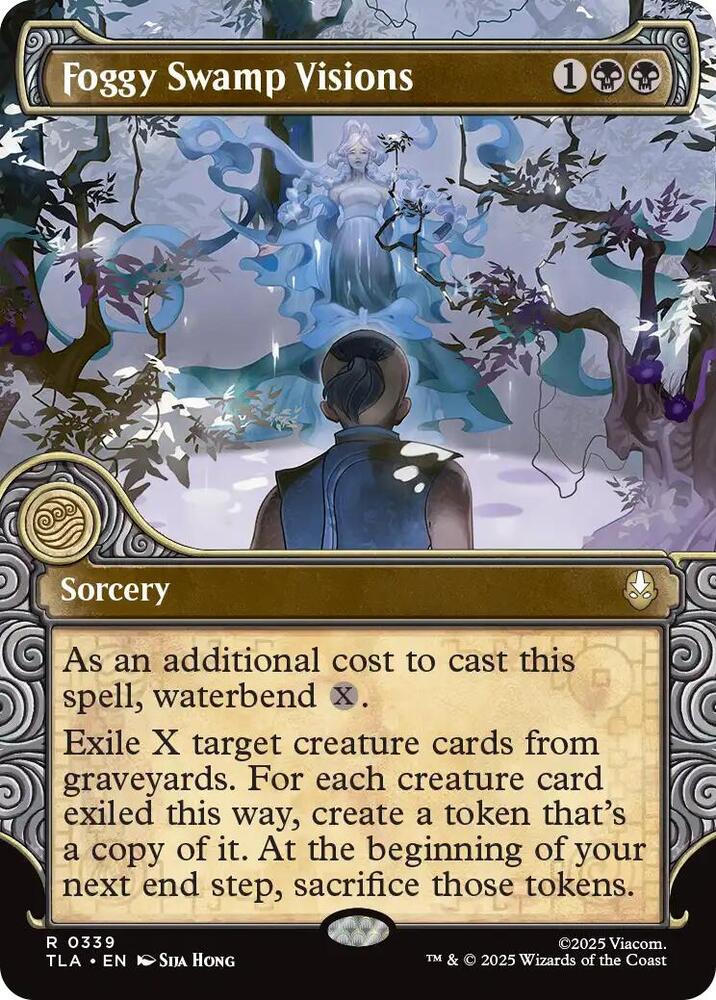 Foggy Swamp Visions  339/286 (Avatar: The Last Airbender)  - Showcase Foil | Good Games Morley