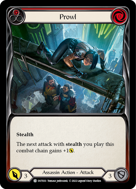 Prowl (Red) [OUT033] (Outsiders)  Rainbow Foil | Good Games Morley