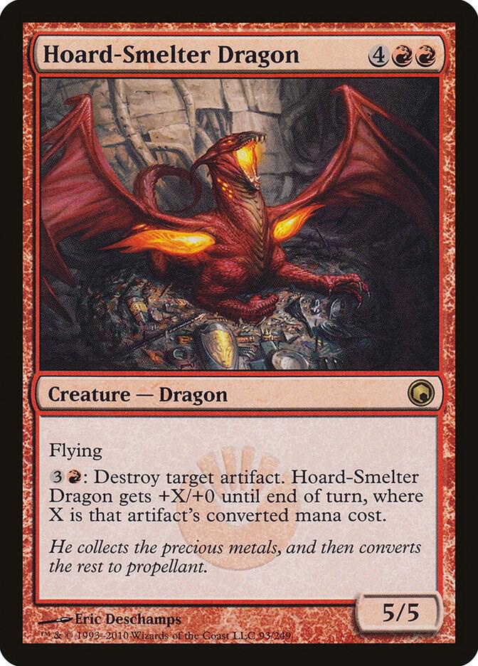 Hoard-Smelter Dragon 93 (Scars of Mirrodin)  - Foil | Good Games Morley