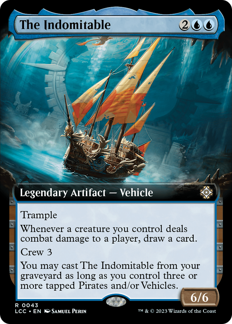 The Indomitable (Extended Art) [The Lost Caverns of Ixalan Commander] | Good Games Morley