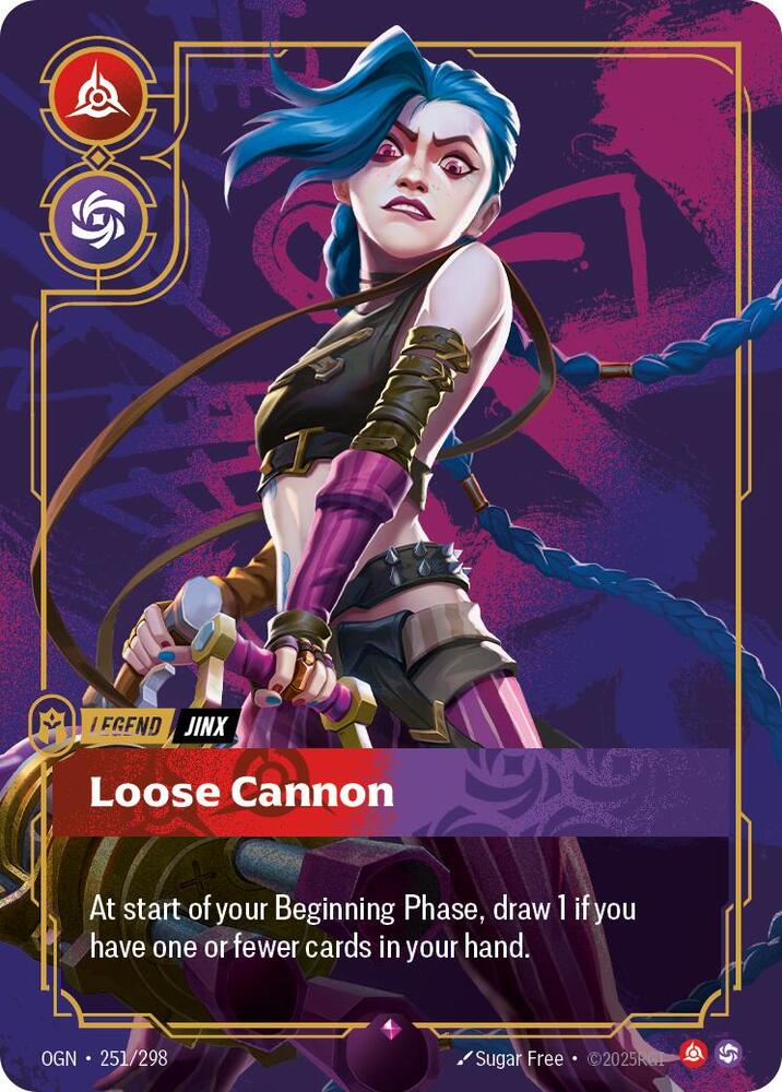Jinx - Loose Cannon 251/298 (Origins)  - Foil | Good Games Morley