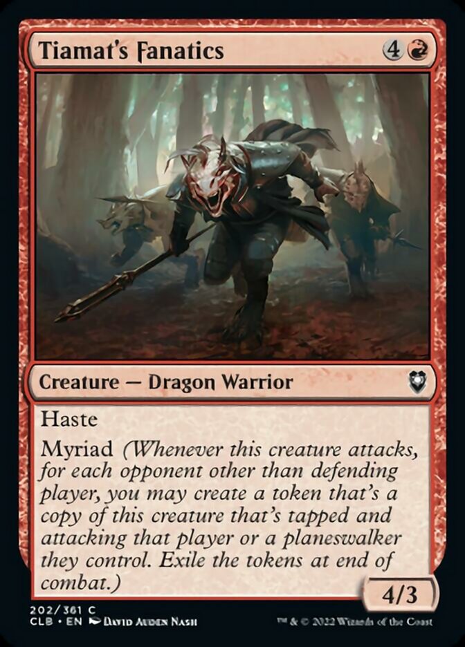Tiamat's Fanatics [Commander Legends: Battle for Baldur's Gate] | Good Games Morley