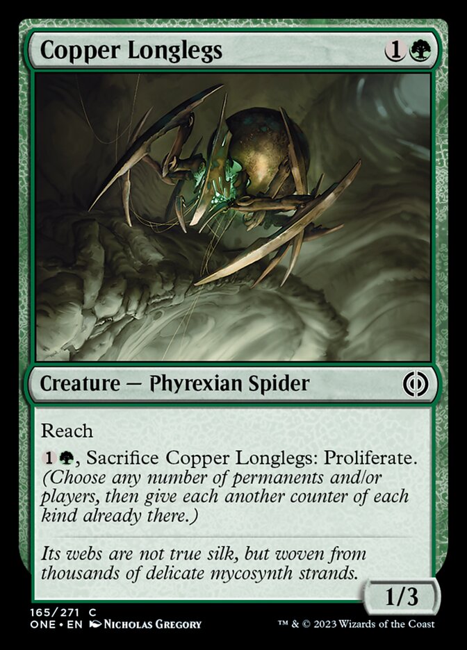 Copper Longlegs [Phyrexia: All Will Be One] | Good Games Morley
