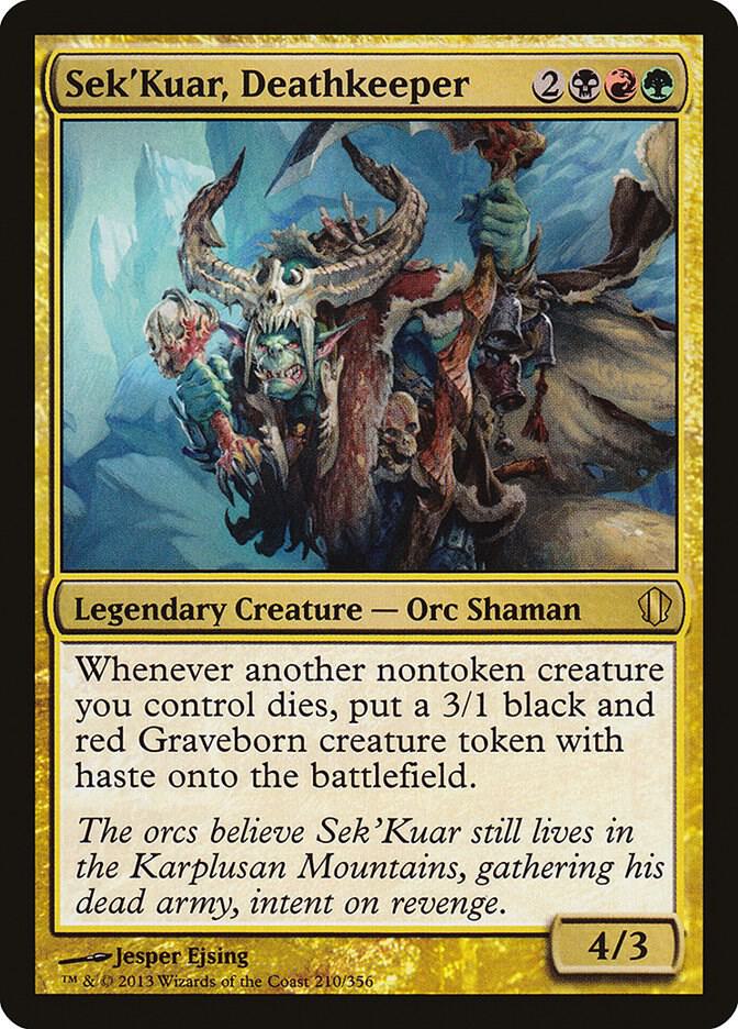Sek'Kuar, Deathkeeper 210/356 (Commander 2013)  | Good Games Morley