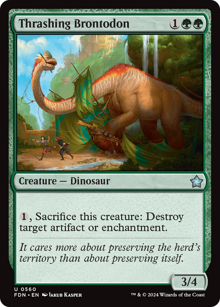 Thrashing Brontodon [Foundations] | Good Games Morley