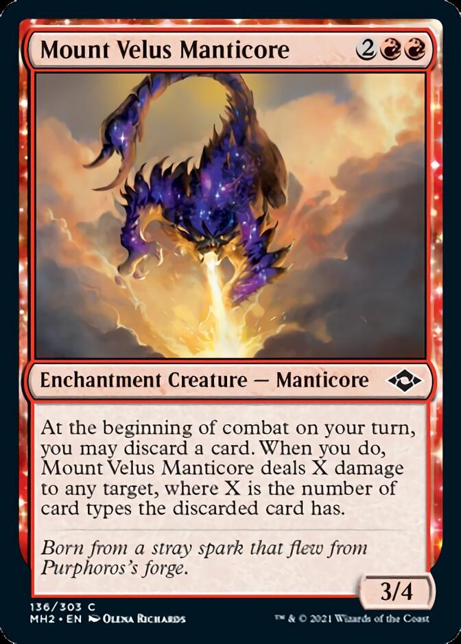Mount Velus Manticore [Modern Horizons 2] | Good Games Morley