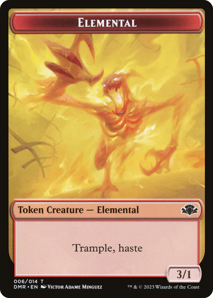 Elemental Token [Dominaria Remastered Tokens] | Good Games Morley