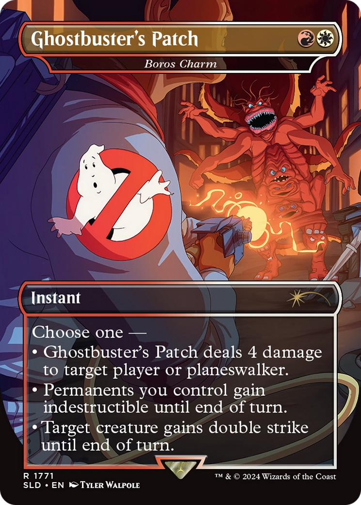 Ghostbuster's Patch - Boros Charm [Secret Lair Drop Series] | Good Games Morley