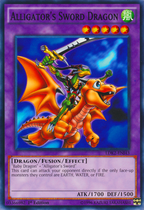 Alligator's Sword Dragon [LDK2-ENJ43] Common | Good Games Morley