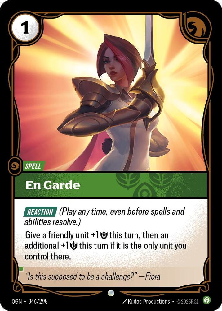 En Garde 046/298 (Origins)  - Foil | Good Games Morley