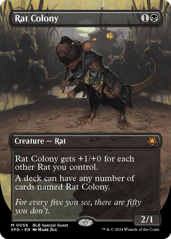 Rat Colony 56/0 (Special Guests)  - Borderless Foil | Good Games Morley