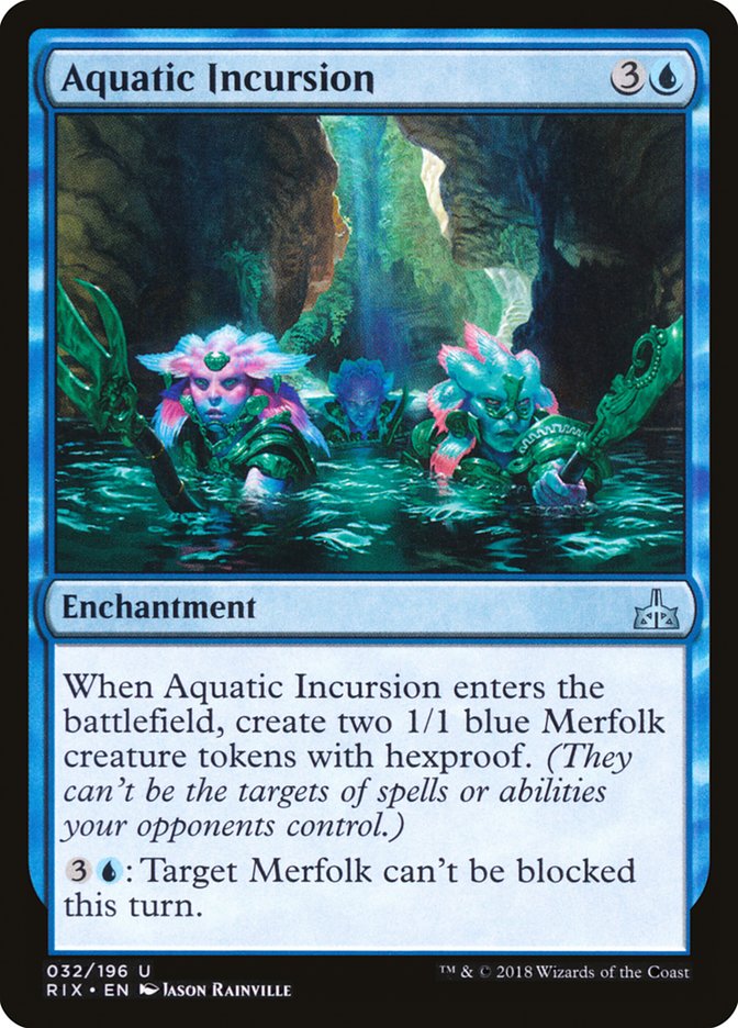 Aquatic Incursion 32/196 (Rivals of Ixalan)  - Foil | Good Games Morley