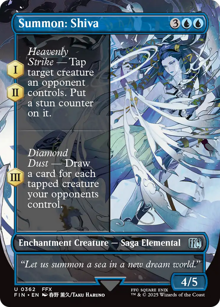 Summon: Shiva (Borderless) [FINAL FANTASY] | Good Games Morley