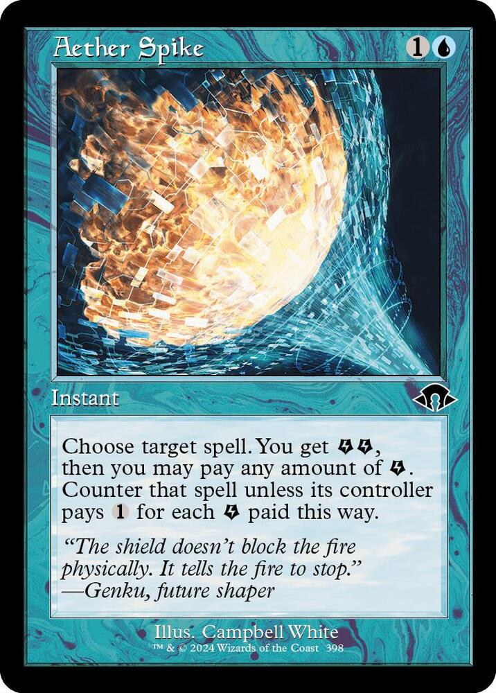 Aether Spike 398 (Modern Horizons 3)  - Retro Foil | Good Games Morley
